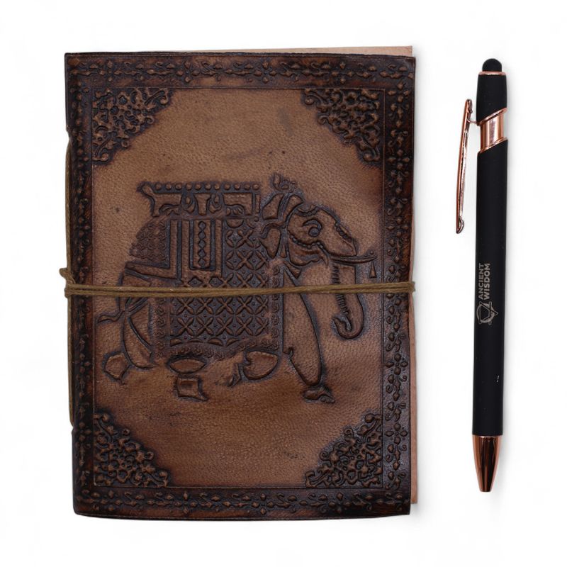 Cuadernos de cuero esotéricos variados - 15 x 11,5 cm