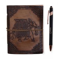 Cuadernos de cuero esotéricos variados - 15 x 11,5 cm