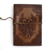Cuadernos de cuero medianos surtidos (5 x 3,5") - Vitrina