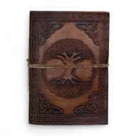 Cuadernos de cuero medianos surtidos (5 x 3,5") - Vitrina