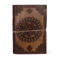 Cuadernos de cuero medianos surtidos (5 x 3,5") - Vitrina