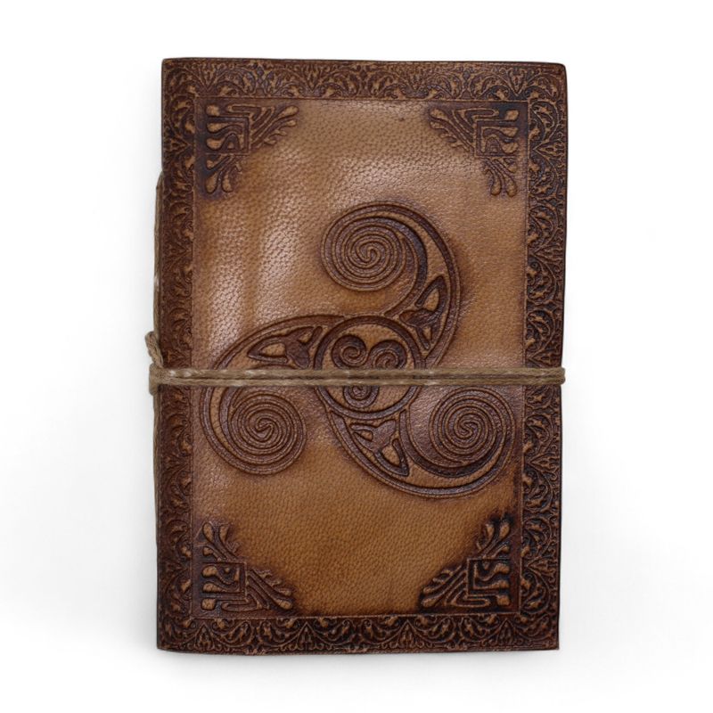 Cuadernos de cuero medianos surtidos (5 x 3,5") - Vitrina
