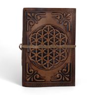 Cuadernos de cuero medianos surtidos (5 x 3,5") - Vitrina