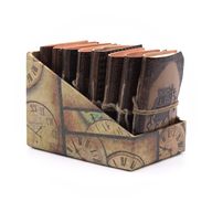 Cuadernos de cuero pequeños y variados (4x3") - Vitrina