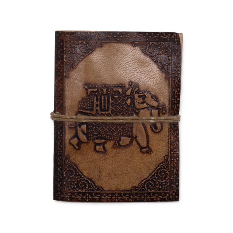Cuadernos de cuero pequeños y variados (4x3") - Vitrina