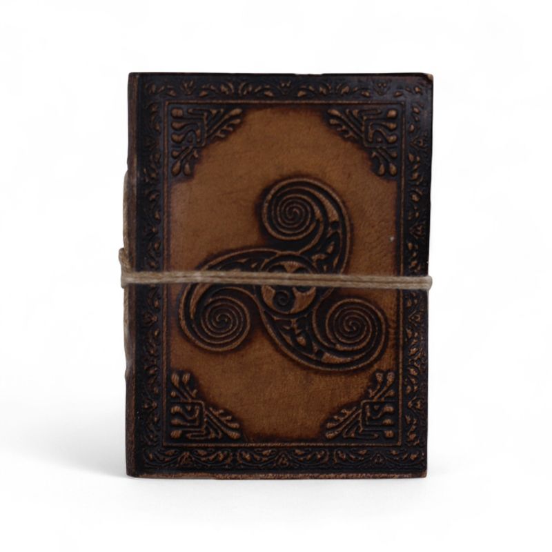 Cuadernos de cuero pequeños y variados (4x3") - Vitrina