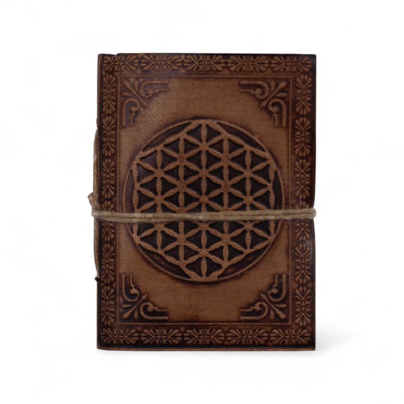 Cuadernos de cuero pequeños y variados (4x3") - Vitrina