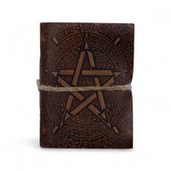 Cuadernos de cuero pequeños y variados (4x3") - Vitrina