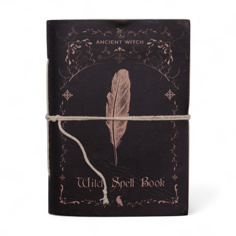 Cuadernos de rituales de brujas surtidos - Cuero (15,2 x 11,4 cm) - Vitrina