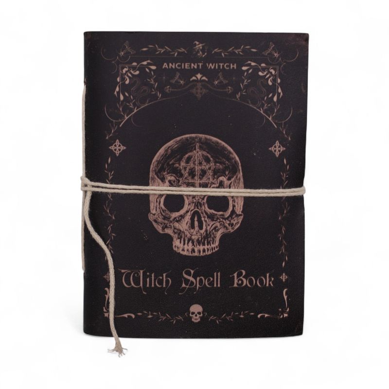 Cuadernos de rituales de brujas surtidos - Cuero (15,2 x 11,4 cm) - Vitrina