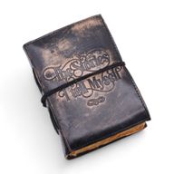 Cuadernos de cuero con borde hecho a mano (5 x 3.5 pulgadas) - Las historias que me cuento a mí mismo
