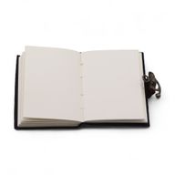 Cuaderno impreso en cuero – Detén el doomscrolling