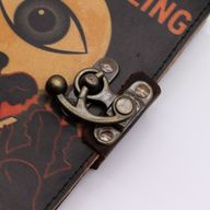 Cuaderno impreso en cuero – Detén el doomscrolling