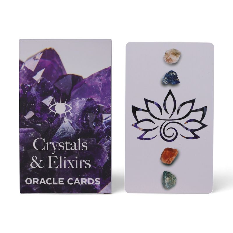 Cartas del Oráculo de Cristales y Elixires – Baraja de Energía Curativa