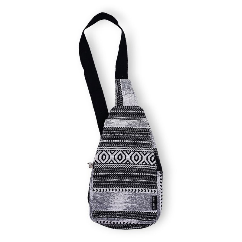 Bolsas de Jacquard Natural - Caravana Urbana - Bolso Cruzado