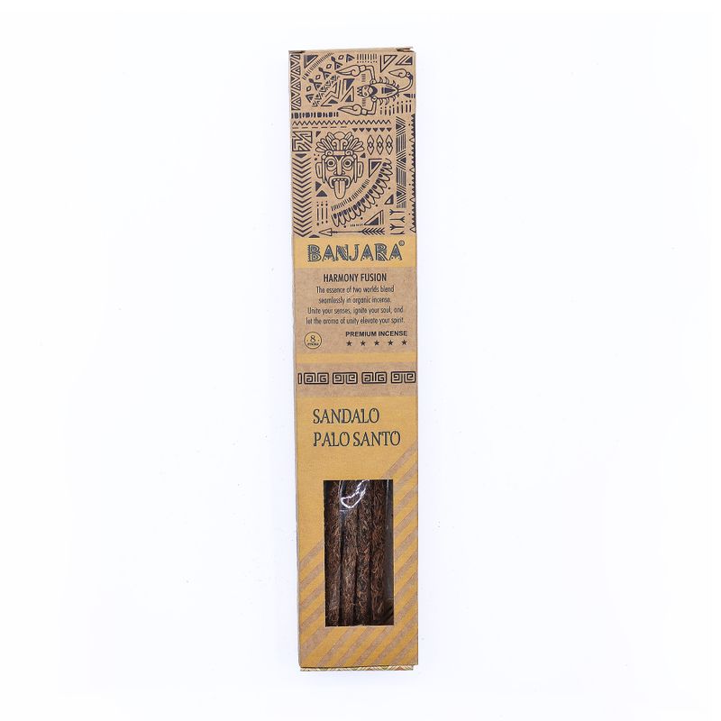 Banjara Palitos de Palo Santo para sahumar - Juego de 6 - Caja