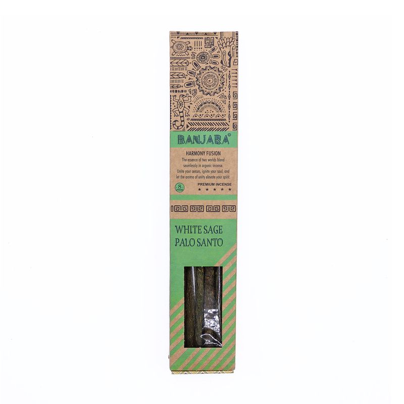 Banjara Palitos de Palo Santo para sahumar - Juego de 6 - Caja