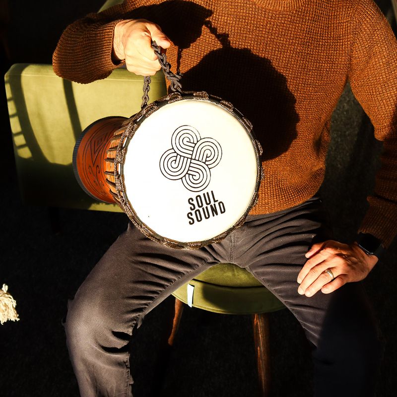 Tambor Pro Djembe Grande "Sonido del Alma" – Sonido Grave – 50 cm