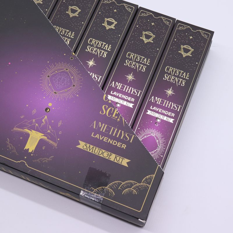 Incienso Smudge con fragancia de amatista - Lavanda