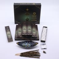 Cristal de Labradorita Aromas de Purificación Incienso - Ruda