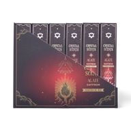 Cristal de ágata roja Fragancias de cristal Incienso de purificación - Azafrán