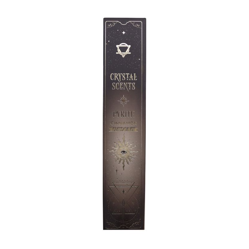 Incienso de purificación con fragancia de cristal de pirita - Canela