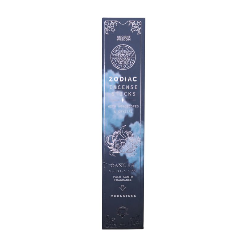 Palo Santo Zodíaco Piedra preciosa Cristal Incienso - Cáncer