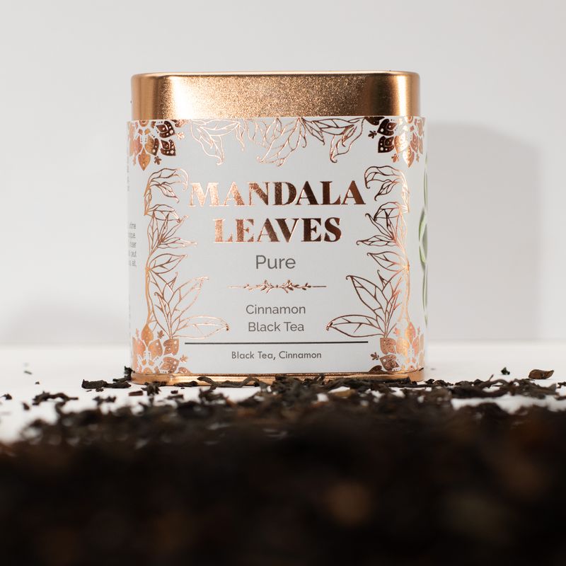 Té negro orgánico de canela de 50 g