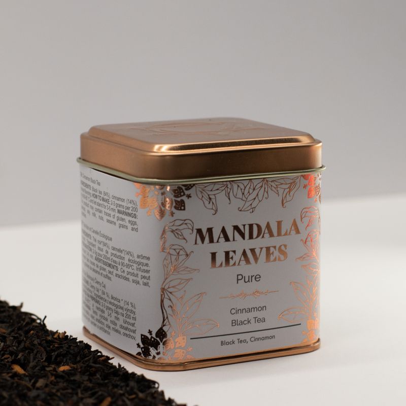 Té negro orgánico de canela de 50 g
