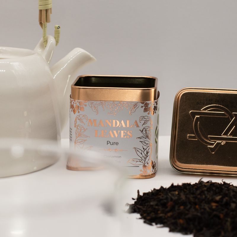 Té negro orgánico de canela de 50 g