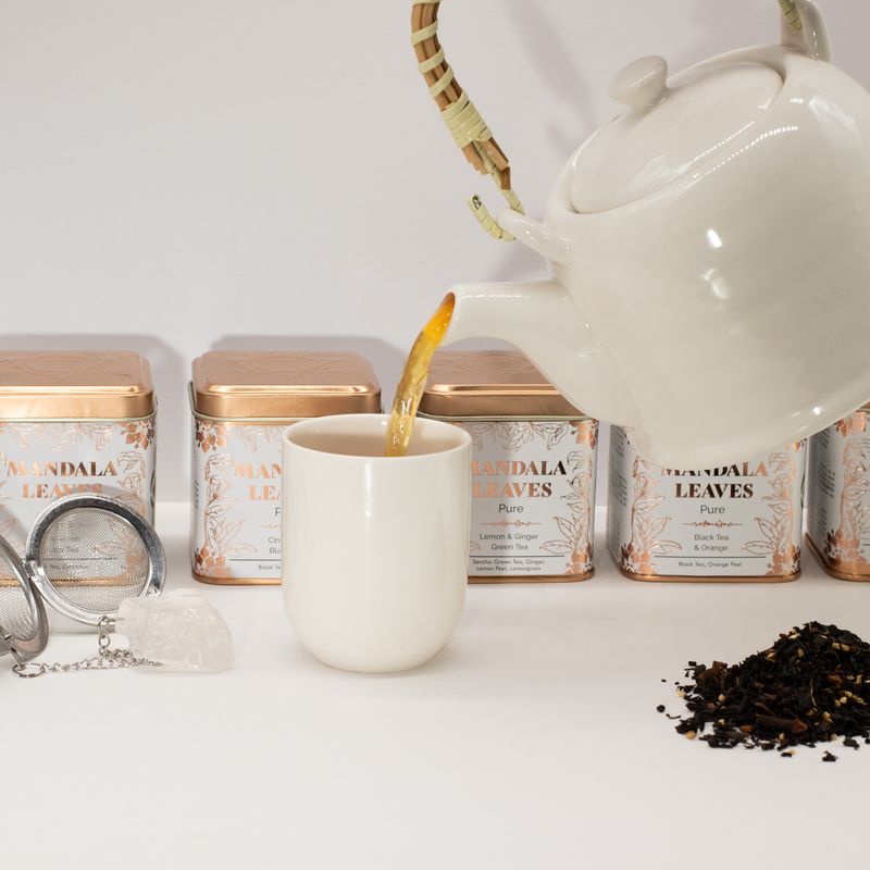 Té negro orgánico de canela de 50 g