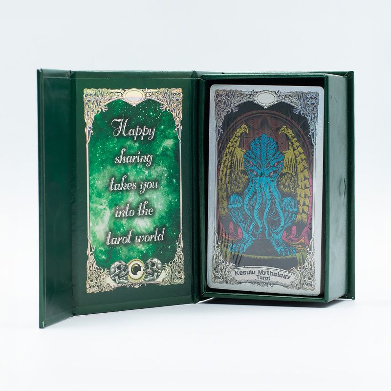 Juego de cartas de Tarot con foil - Mitología Kesulu - con folleto