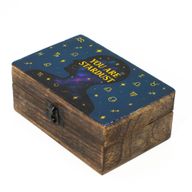 Caja esmaltada mediana - Eres polvo de estrellas