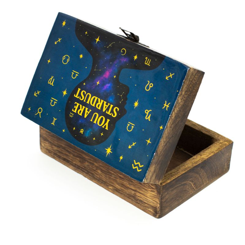 Caja esmaltada mediana - Eres polvo de estrellas