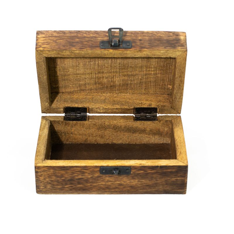 Caja esmaltada mediana - Confía en el Universo