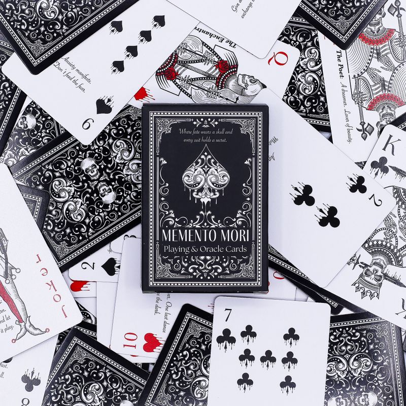 Memento Mori Cartas de juego y de oráculo góticas