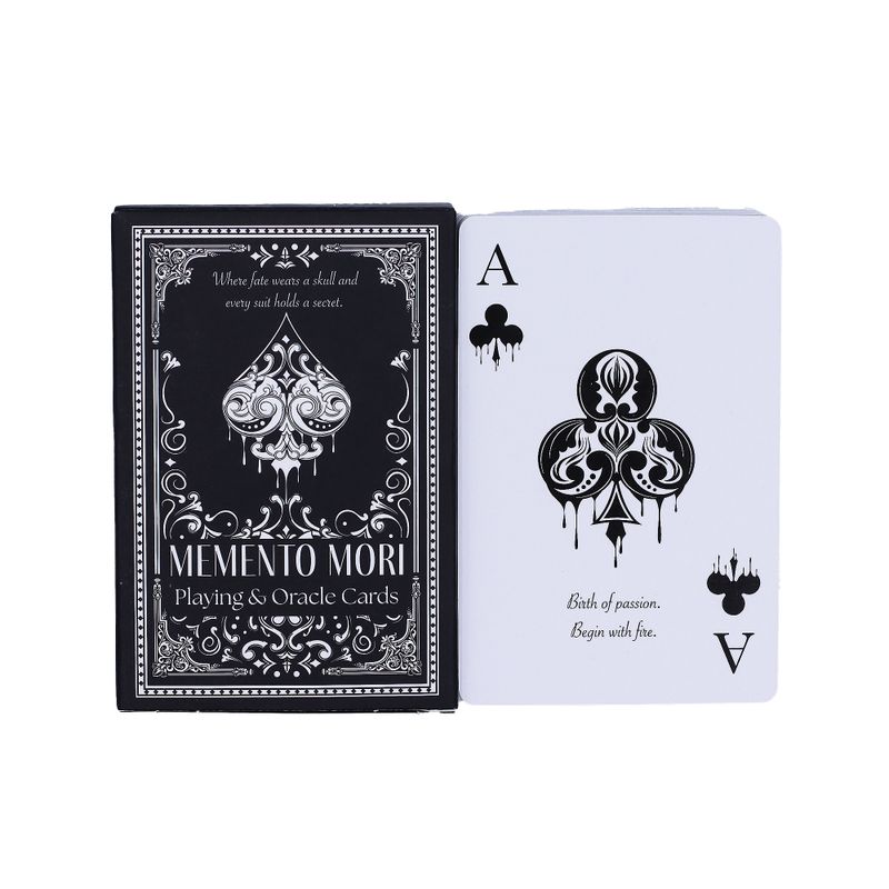 Memento Mori Cartas de juego y de oráculo góticas