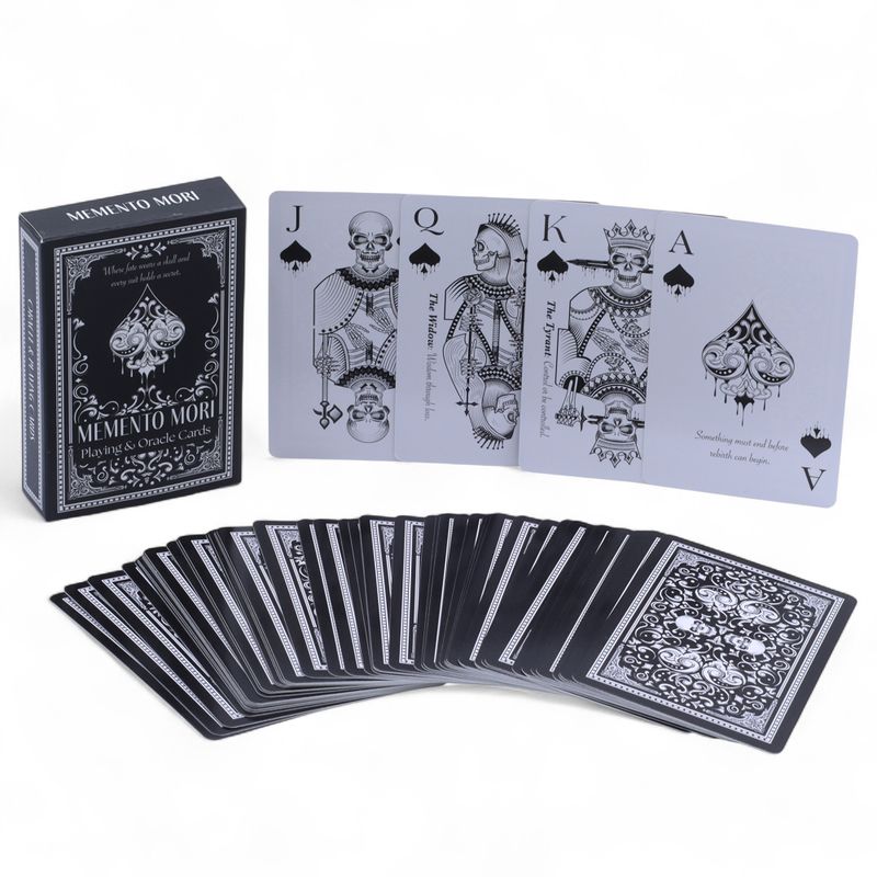 Memento Mori Cartas de juego y de oráculo góticas