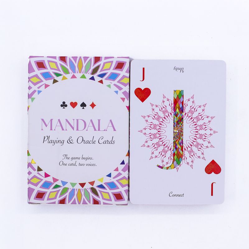 Mandala para jugar y Cartas de Oráculo – Simetría caleidoscópica