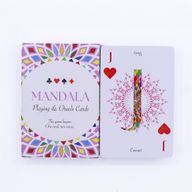 Mandala para jugar y Cartas de Oráculo – Simetría caleidoscópica