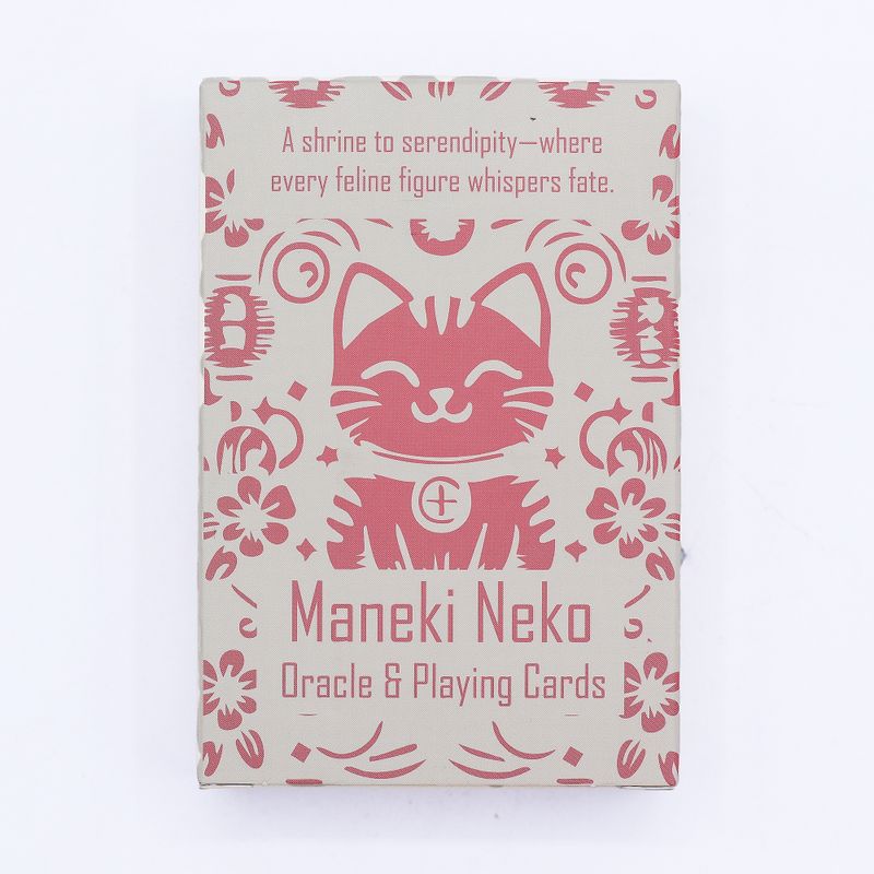 Gatos de la Fortuna Cartas de Juego y de Oráculo - Baraja Maneki Neko