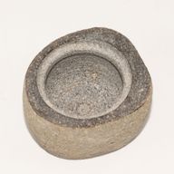 Maceta de piedra de río natural para enraizamiento - Pequeña (aprox 9x7cm)