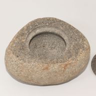 Maceta de piedra de río natural para enraizamiento - Grande (aprox 15x12cm)