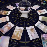 Paño para lectura de Tarot - Zodiaco