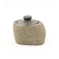 Maceta de piedra de río natural para enraizamiento - Pequeña (aprox 9x7cm)