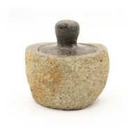 Maceta de enraizamiento con piedra de río natural - Mediano (aprox 12x8 cm)
