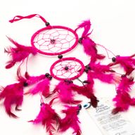 Atrapasueños Bali aro mediano - Turquesa/Rosa/Morado