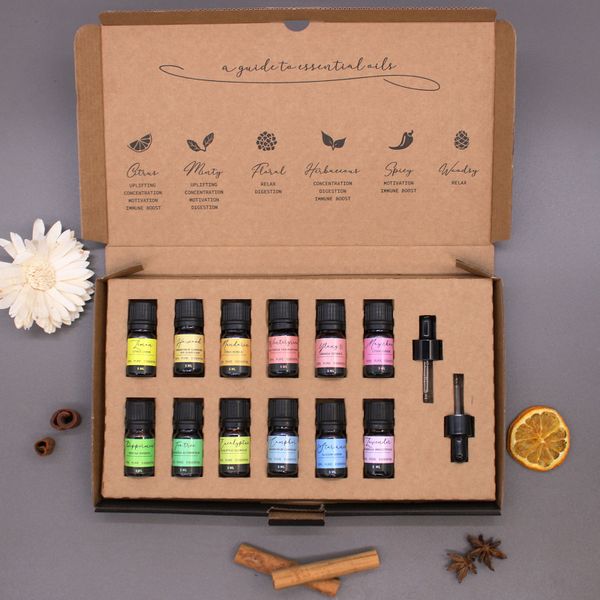 Set de aceites esenciales para aromaterapia