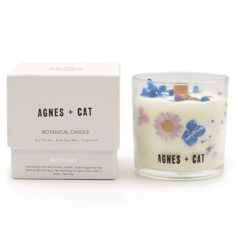 Vela de Cera de Soja Botánica Agnes + Cat - Moorland
