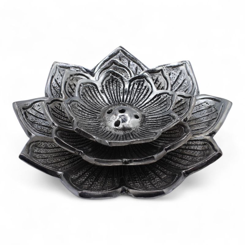 Portainciensos Flor de Loto de Tres Flores